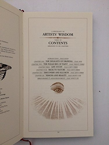 A Miscellany of Artists' Wisdom
