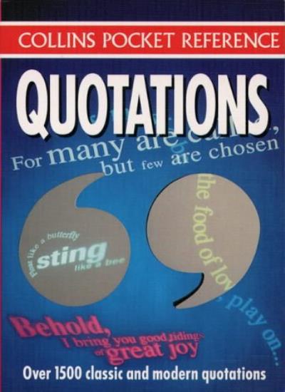 Collins Pocket Reference – Quotations (Collins Pocket Reference S.)