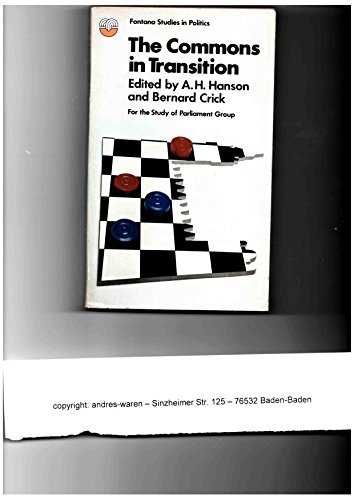 Commons in Transition (Studies in politics)