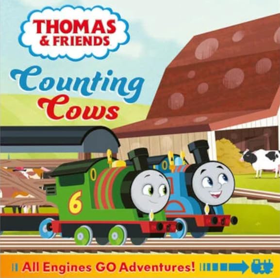 Thomas & Friends: COUNTING COWS - Thomas the Tank Engine Story Book - All engines Go Adventures!