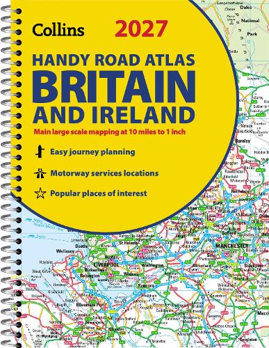 2027 Collins Handy Road Atlas Britain and Ireland