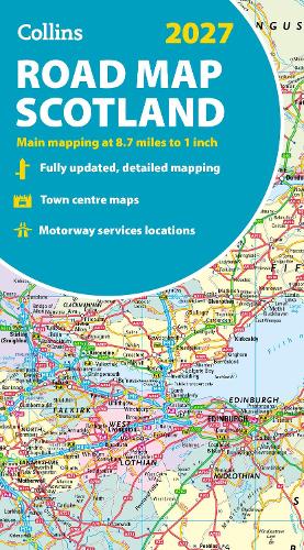 2027 Collins Road Map of Scotland