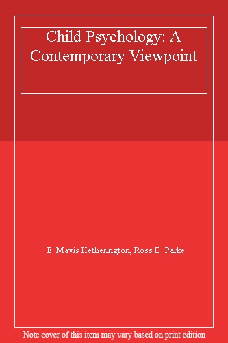 Child Psychology: A Contemporary Viewpoint