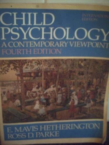 Child Psychology: A Contemporary Viewpoint
