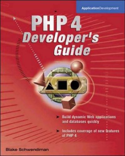 PHP 4 Developer's Guide (Application Development)