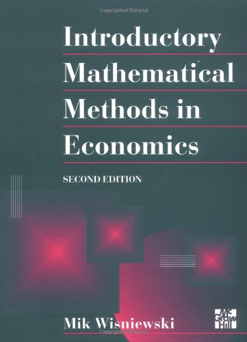 Introductory Mathematical Methods in Economics