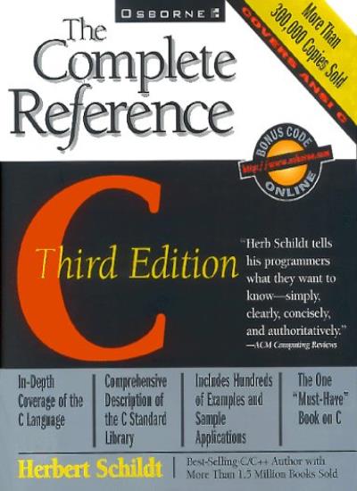 C: The Complete Reference (Osborne Complete Reference Series)