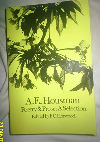 Poetry and Prose: A Selection