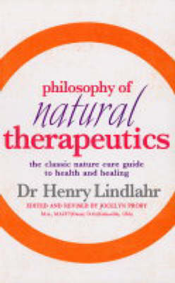 Philosophy of Natural Therapeutics