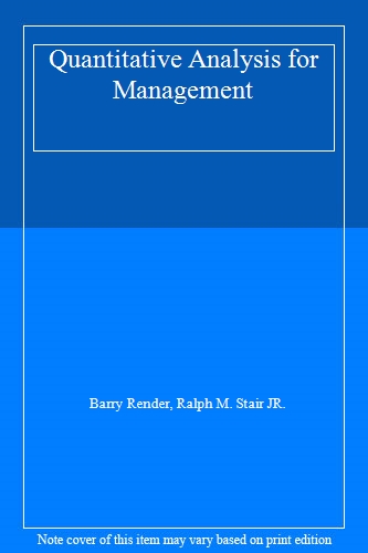 Quantitative Analysis Management