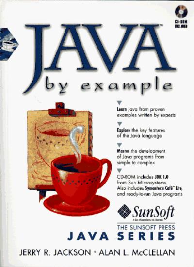 Java By Example (Bk/CD-ROM) (Java Series (Mountain View, Calif.).)