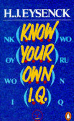 Know Your Own I.Q.