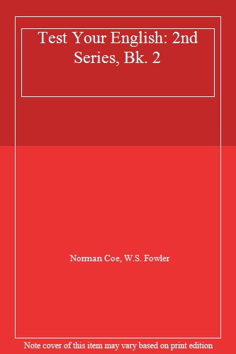 Test Your English: 2nd Series, Bk. 2