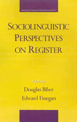 Sociolinguistic Perspectives on Register