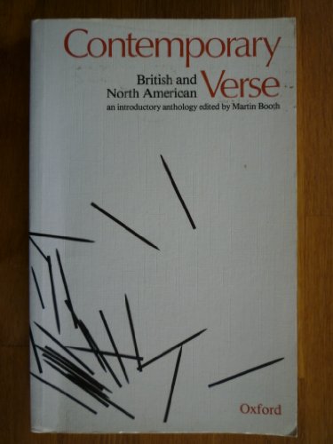 Contemporary British and North American Verse