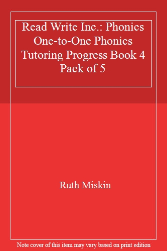 Read Write Inc.: Phonics One-to-One Phonics Tutoring Progress Book 4 Pack of 5