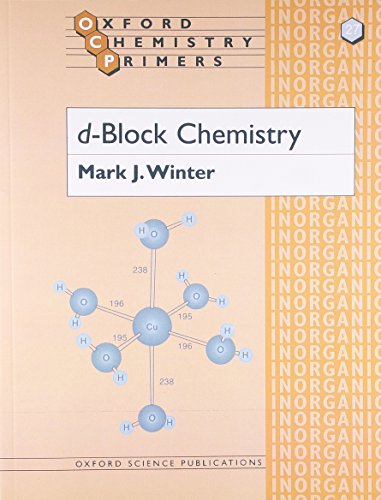 d-Block Chemistry (Oxford Chemistry Primers)