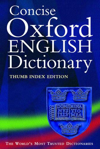 Concise Oxford English Dictionary