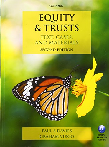 Equity & Trusts Text, Cases, and Materials 2/e