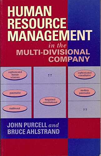 Human Resource Management in the Multi-divisional Company