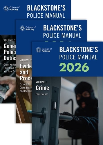 Blackstone's Police Manuals Three Volume Set 2026