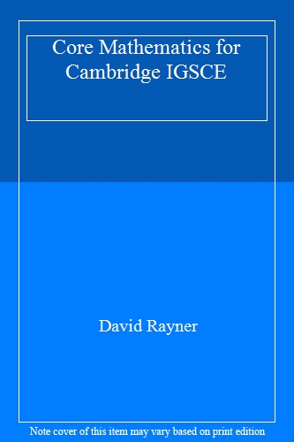 Core Mathematics for Cambridge IGSCE with CD-ROM (Third Edition)
