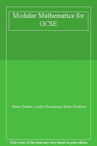 Modular Mathematics for GCSE