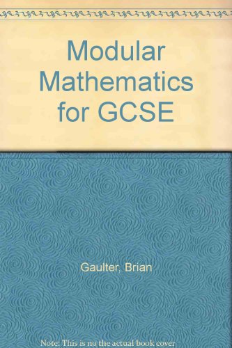 Modular Mathematics for GCSE