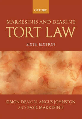Markesinis and Deakin's Tort Law