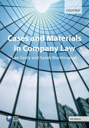 Cases and Materials in Company Law