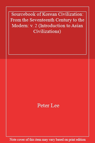 Sourcebook of Korean Civilization