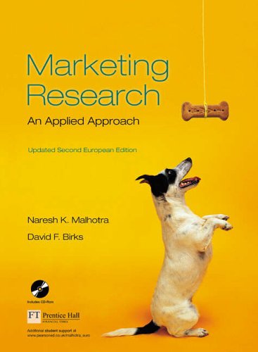 Marketing Research: Updated: An Applied Approach