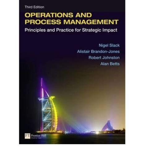 Operations and Process Management: Principles and Practice for Strategic Impact