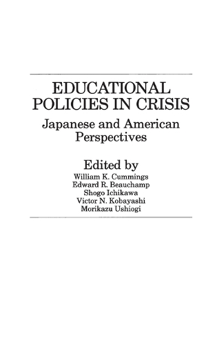 Educational Policies in Crisis