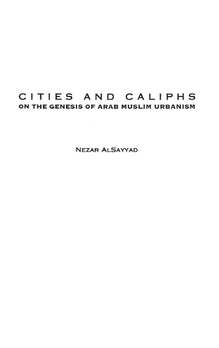 Cities and Caliphs