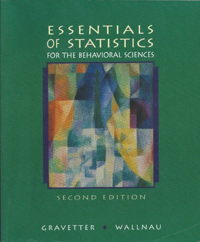 Essentials of Statistics for the Behavioral Sciences