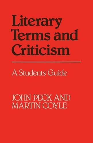 Literary Terms and Criticism: A Students' Guide (How to Study Literature)