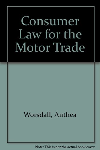 Consumer Law for the Motor Trade