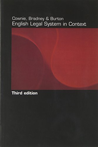 English Legal System in Context