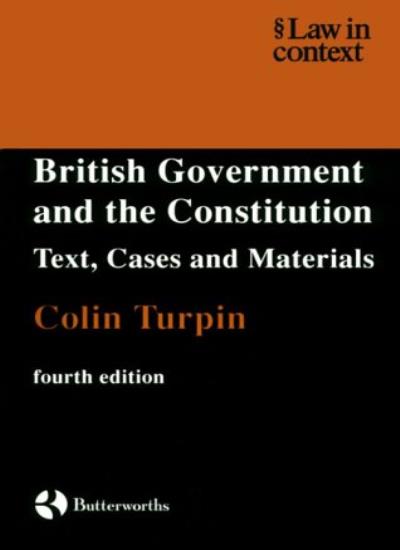 The British Government and the Constitution