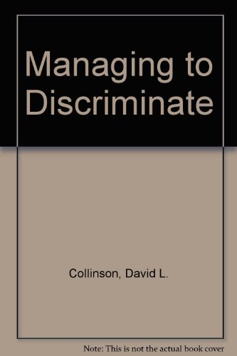 Managing to Discriminate