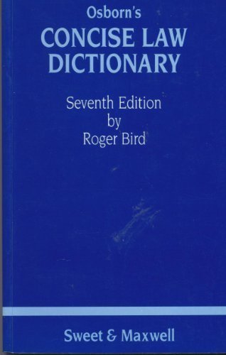 Osborn's Concise Law Dictionary