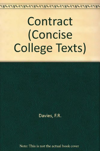 Contract (Concise College Texts)