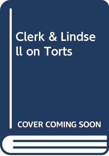 Clerk & Lindsell on Torts