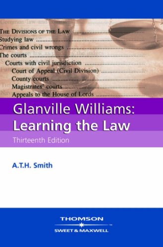Glanville Williams Learning the Law