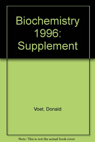 Biochemistry 1996: Supplement