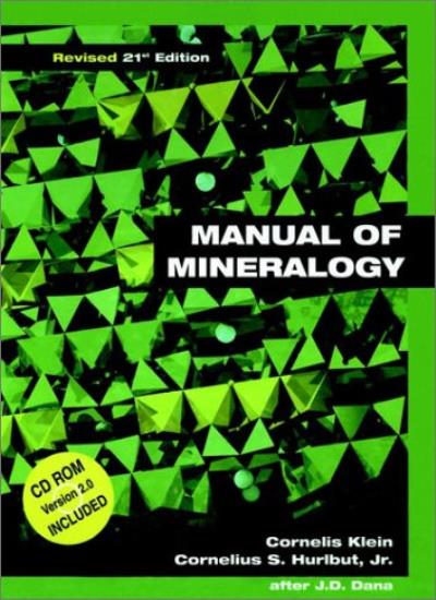 Manual of Mineralogy