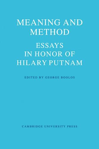 Meaning and Method
