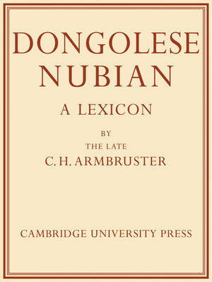Dongolese Nubian