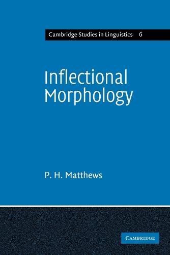 Inflectional Morphology